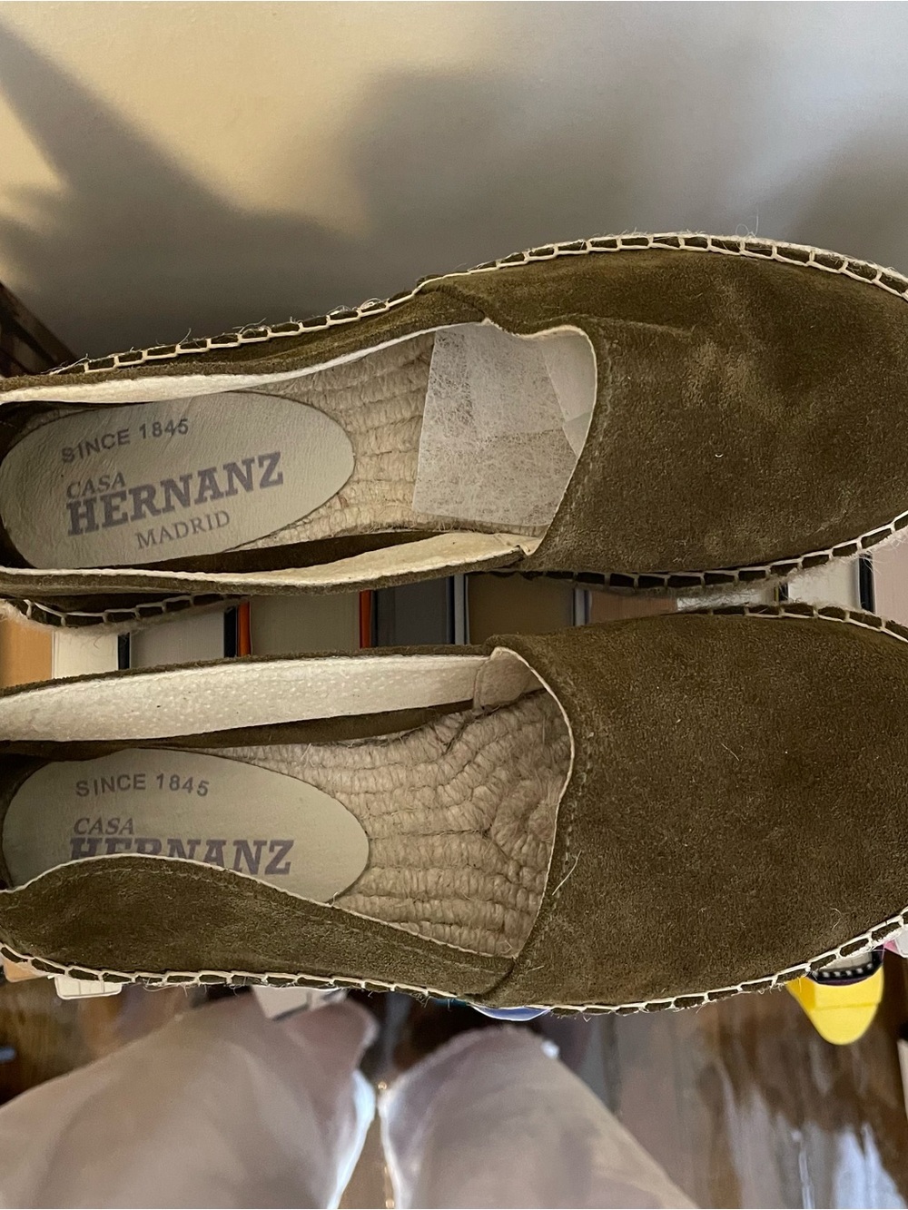Olive Suede Women’s Espadrilles